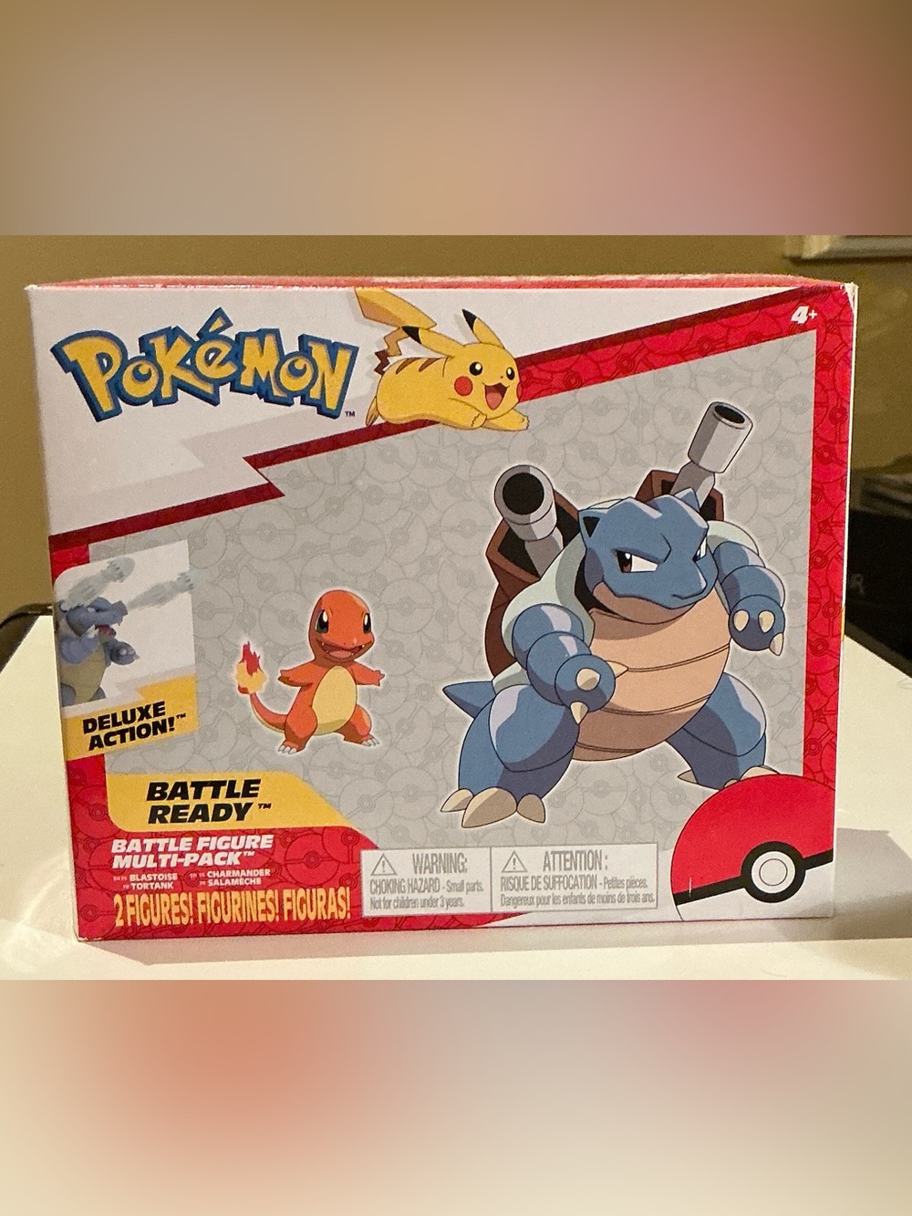 Pokemon Battle Ready Figure Deluxe Blastoise And Charmander Multi-pack